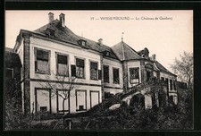CPA Wissembourg, Le Château de Gaisberg 