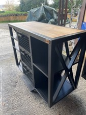 buffet console industrielle sur mesure