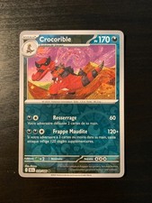 Carte Pokémon REVERSE Crocorible 059/086 BLK Foudre Noire SV10.5 FR NEUF