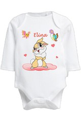 Body bébé lapin mignon