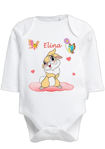 Body bébé lapin mignon