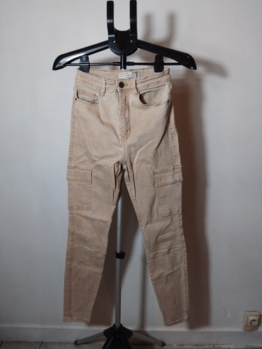 Jean cargo stradivarius femme - jean,