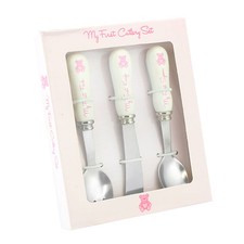 Enfants 3 pièces My First Couvert Set Salle à Manger Couteau Fourchette Cuillère Enfants Garçons Fille