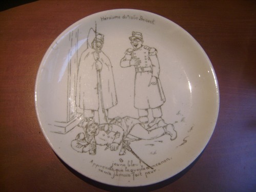 Assiette humoristique