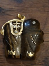 Pendentif en Oeil De Tigre