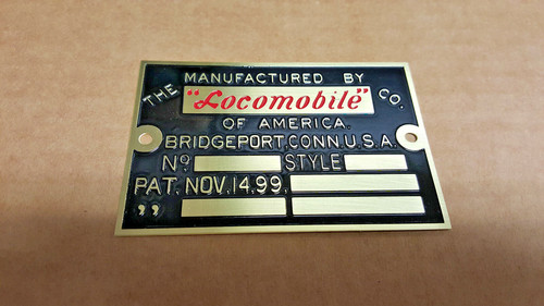 Locomobile données plaque - données,