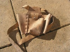 ceinture  de metier   cuir   charpentier    plombier vintage   ??? (u ls )
