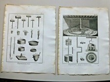 10 Planches FAYENCE Panckoucke -ENCYCLOPEDIE DIDEROT D'ALEMBERT 1783/93 