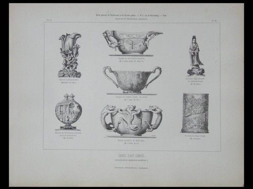 Objets art chinois gravure - objets,