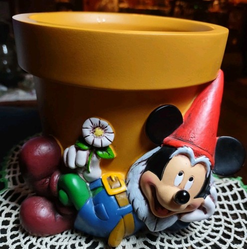 Walt disney planter - walt, mickey