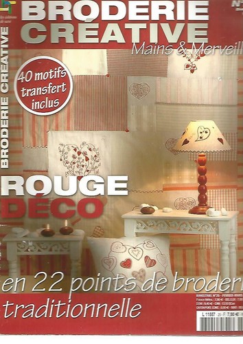 Broderie creative rouge - creative, n°25