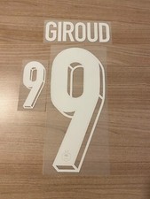 Flocage officiel GIROUD N°9 EURO2024 EQUIPE DE FRANCE domicile home vendeur pro