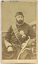 Cdv  Sultan de Turquie Abdul
