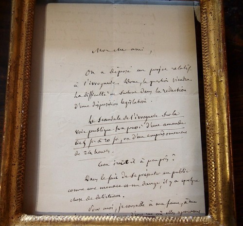 1871 lettre autographe - ,