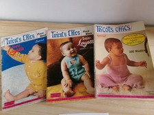 Tricots chics, modèles layette 1973, 1974