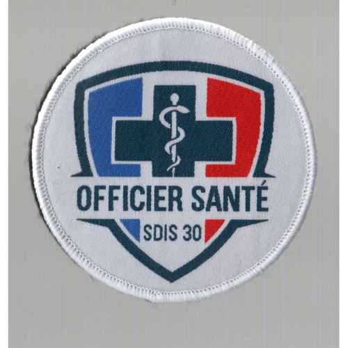 Ecussons pompiers officier - ecussons,
