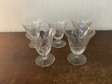 3 verres à vin R modèle taillé ? cristal de Saint Louis (prix à la pièce)modèle1