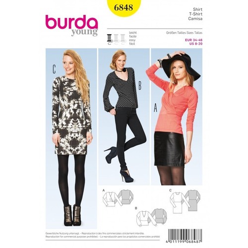 6848 patron burda creations - 6848,