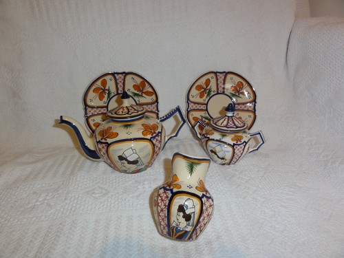 Paire sous tasses henriot - sous, hb