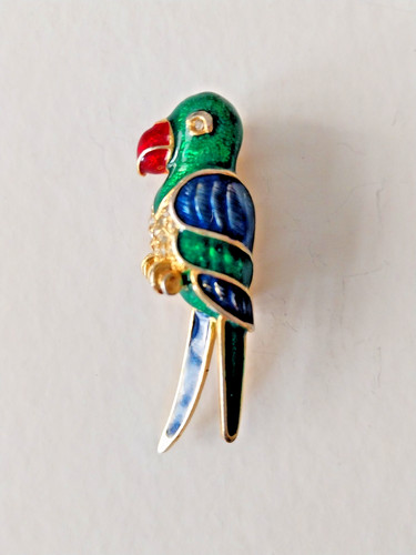 Broche vintage oiseau - -,