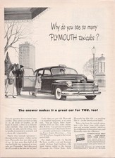 1948 Plymouth Taxi Cab Print