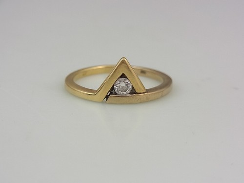 Bague 585 14k - diamant, blanc