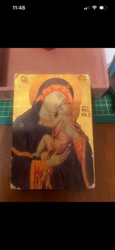 Icône christianisme vierge - icône,