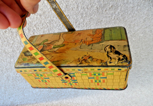 Ancienne boite panier gouter - boite,