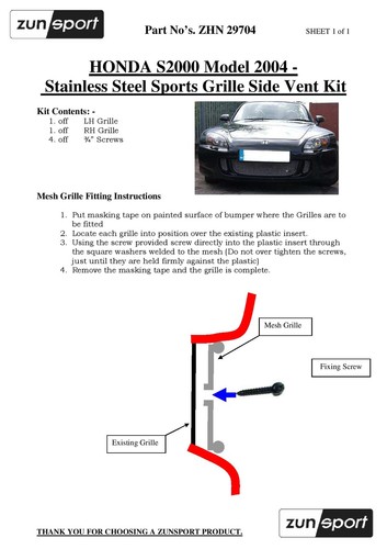 Honda s2000 ensemble - honda,