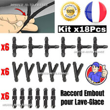CONNECTEUR RACCORD LAVE GLACE TUYAU POUR DURITE GICLEUR BUSE KIT DE 18 PIECES +