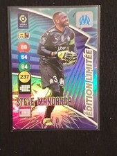 CARTE PANINI ADRENALYN XL 2021-22 LIGUE 1 STEVE MANDANDA #EDITION LIMITEE OM