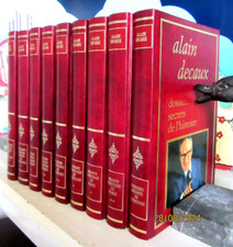 Alain Decaux collection Editions Famot: 9 livres en parfait état