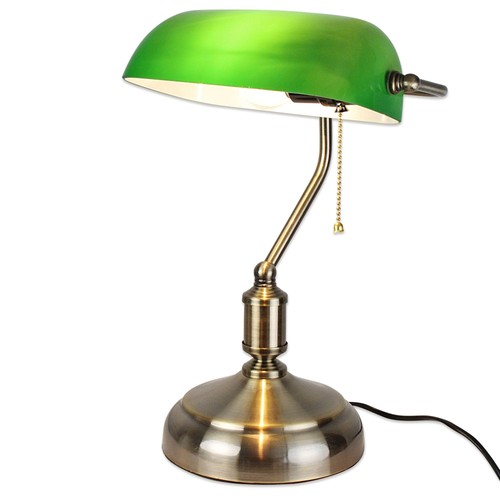 Lampe banquier verte - lampe,