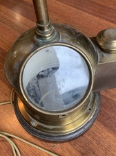 Boussole Marine Vintage Montée En Lampe
