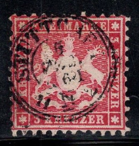 Wurtemberg 1863 26 - 1863, mi.