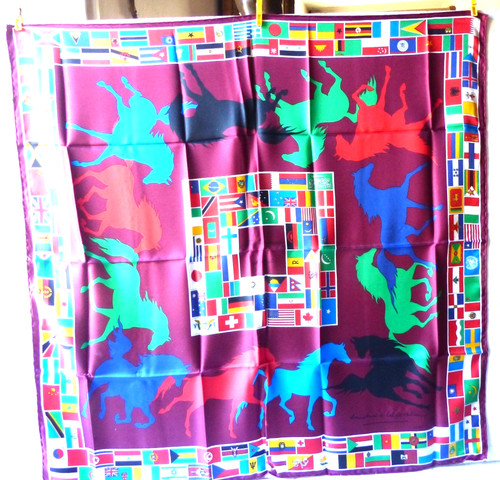 Beaux foulard carré chevaux - beaux,