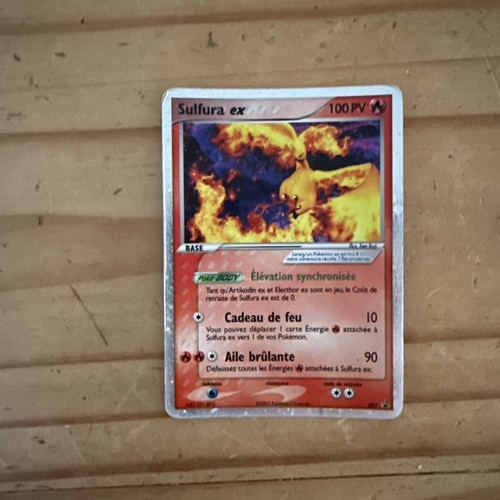 Carte pokemon sulfura 100pv - carte,