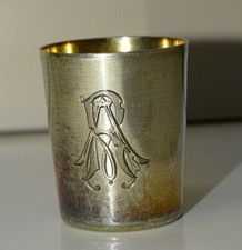 -PETIT GOBELET  LIQUEUR ARGENT