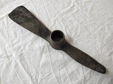 Outil ancien Piochon, Serfouette en acier 34 cm