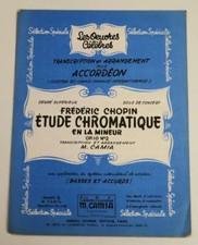Partition vintage sheet music