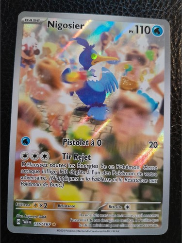 Carte pokémon nigosier - carte,
