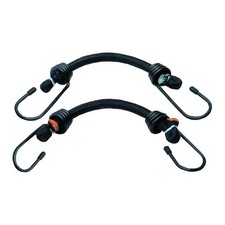 Longridge Elasticated Trolley Straps Black Black