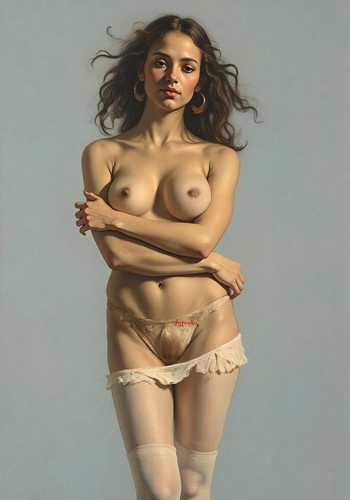 Erotic art nude pin girl - erotic,