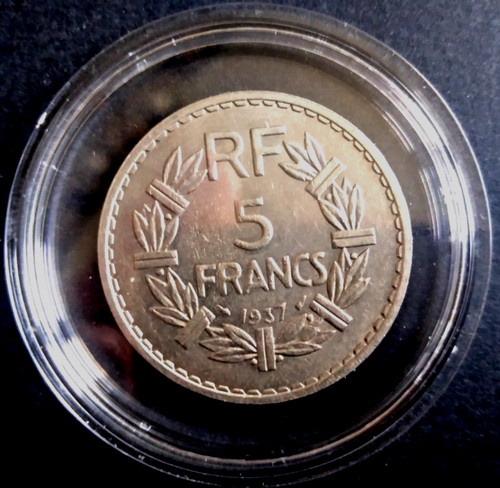 Francs lavrillier 1937 - 5,