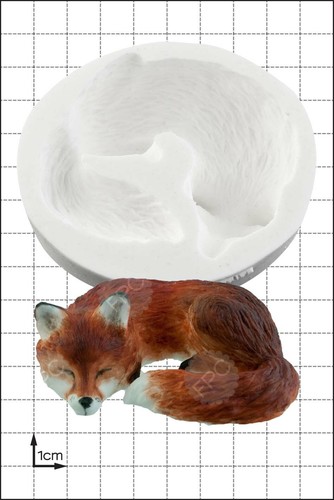 Moule silicone fox - fox, couchage