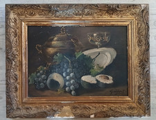 Huile sur toile " nature morte