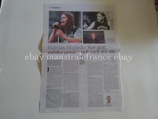 Ozzy Osbourne Lemmy Motorhead clipping Sweden