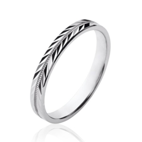 Bague alliance mariage - , gravée