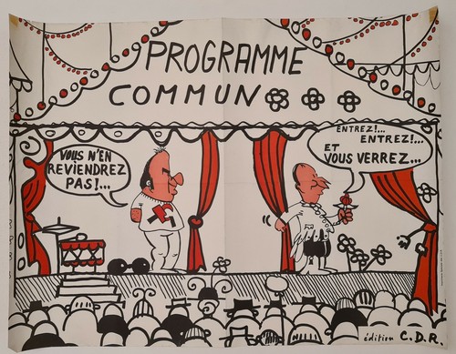 Programme commun 1981 affiche - programme,