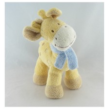 Doudou Girafe jaune et marron